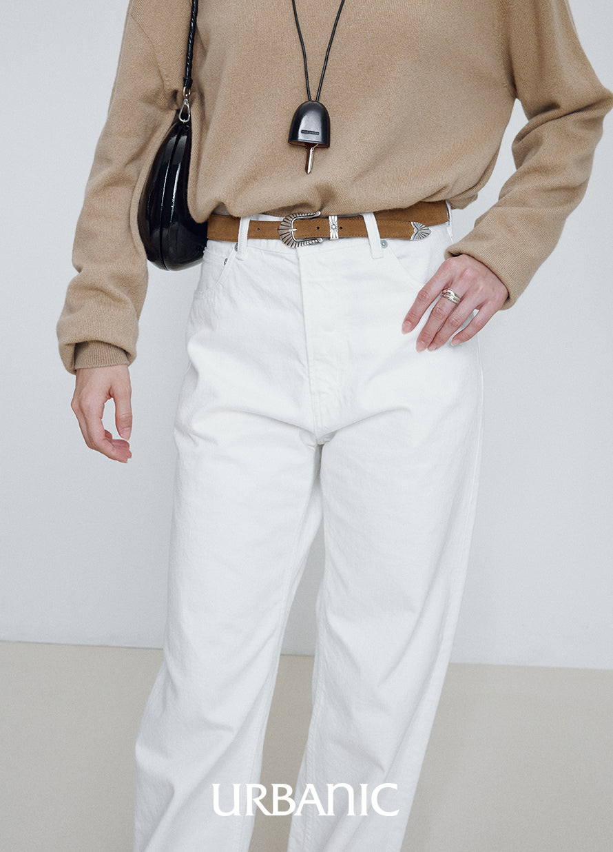 Judy Denim Pants (Off White)