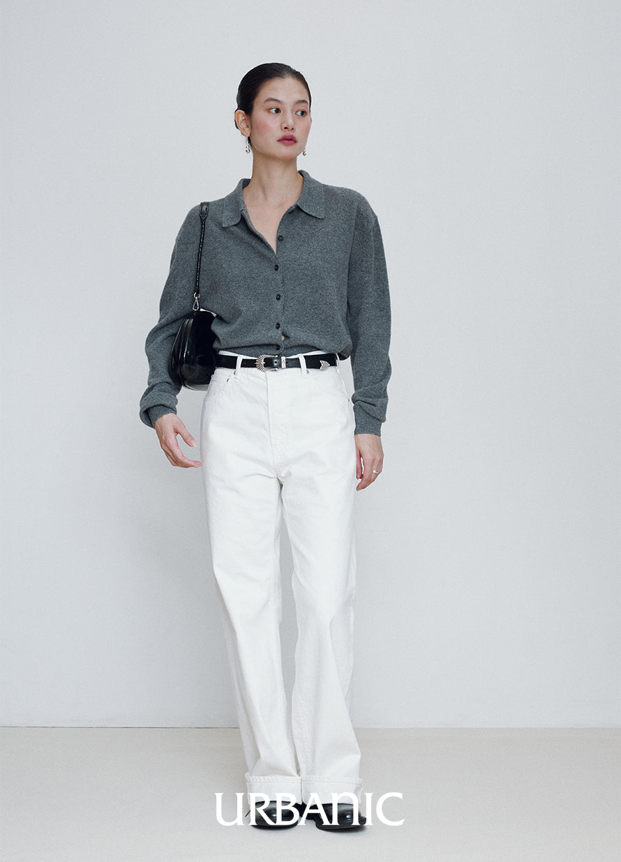 Judy Denim Pants (Off White)
