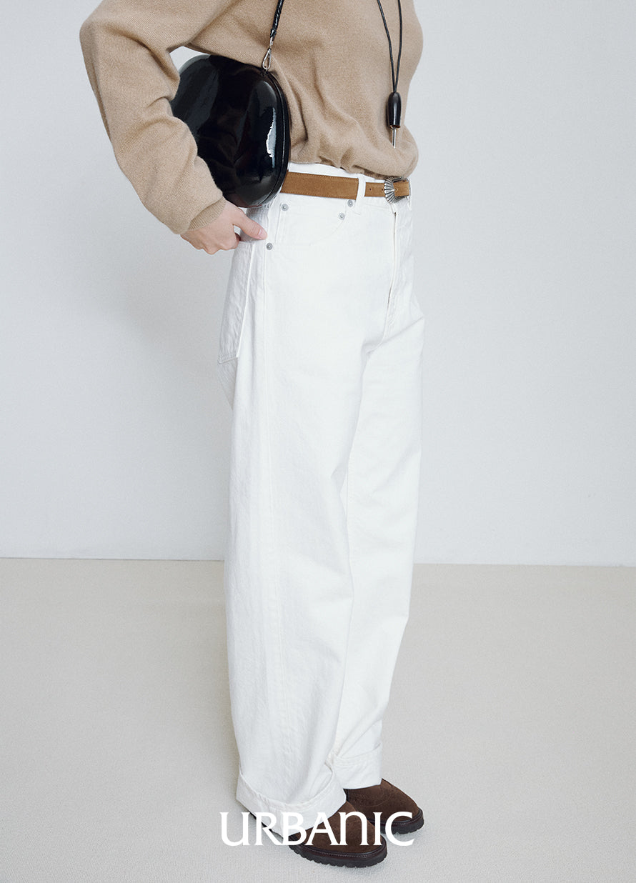 Judy Denim Pants (Off White)