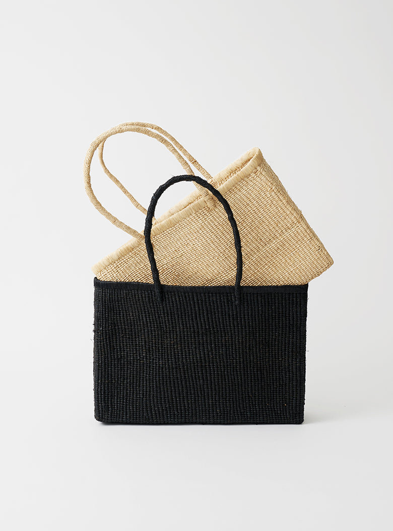 Raffia Shopper Bag