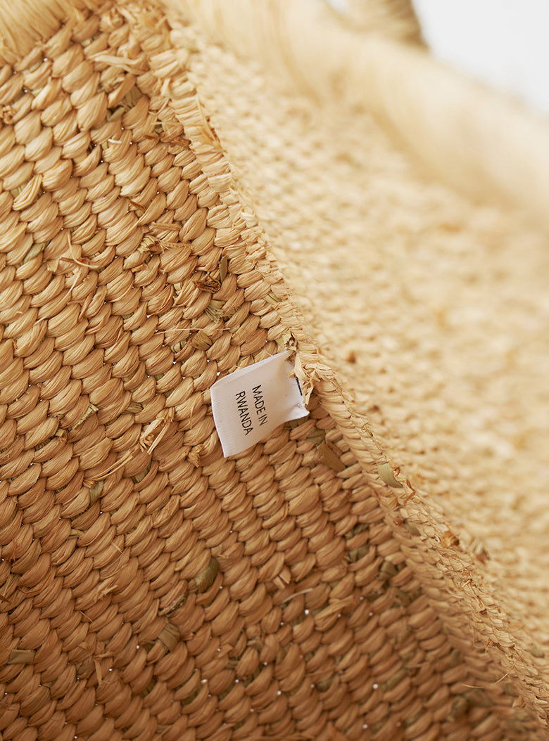 Raffia Shopper Bag