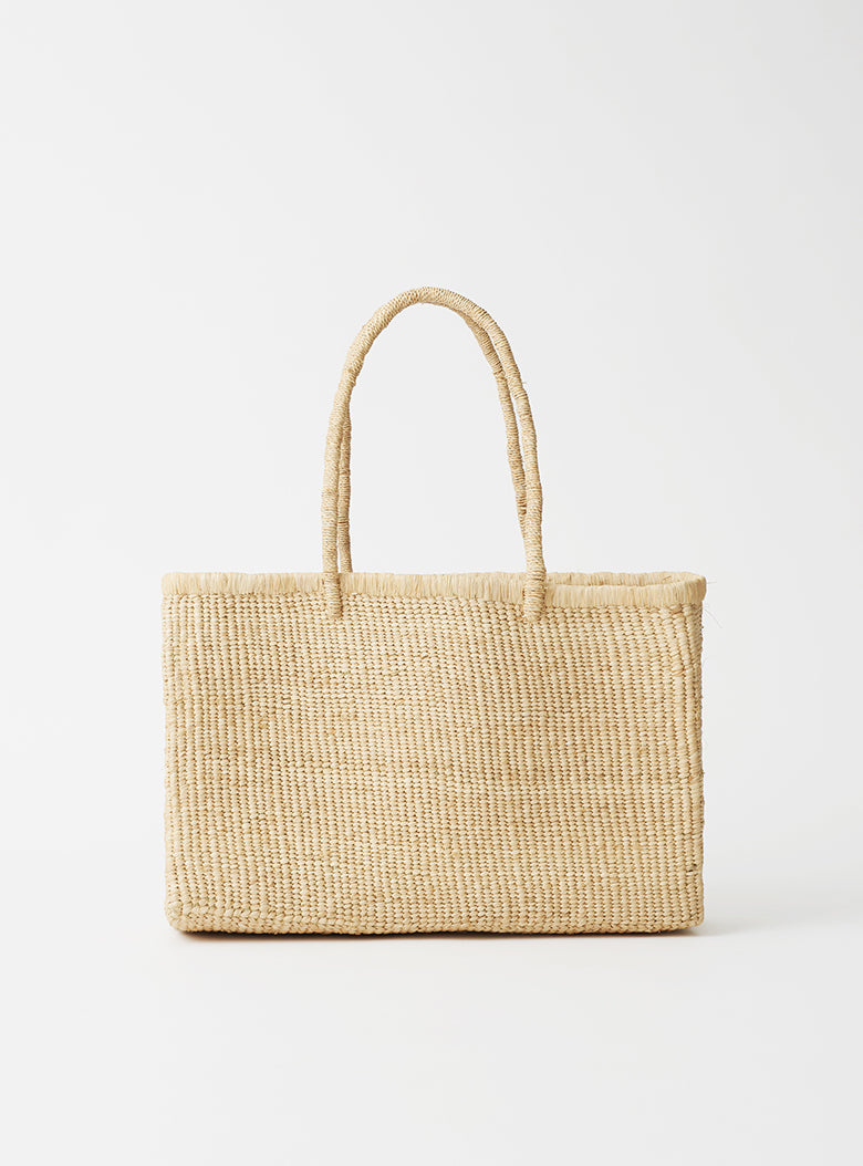 Raffia Shopper Bag
