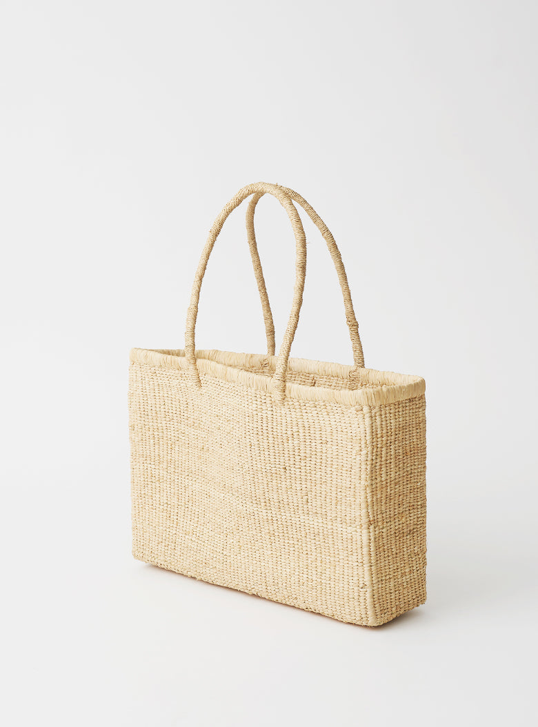 Raffia Shopper Bag
