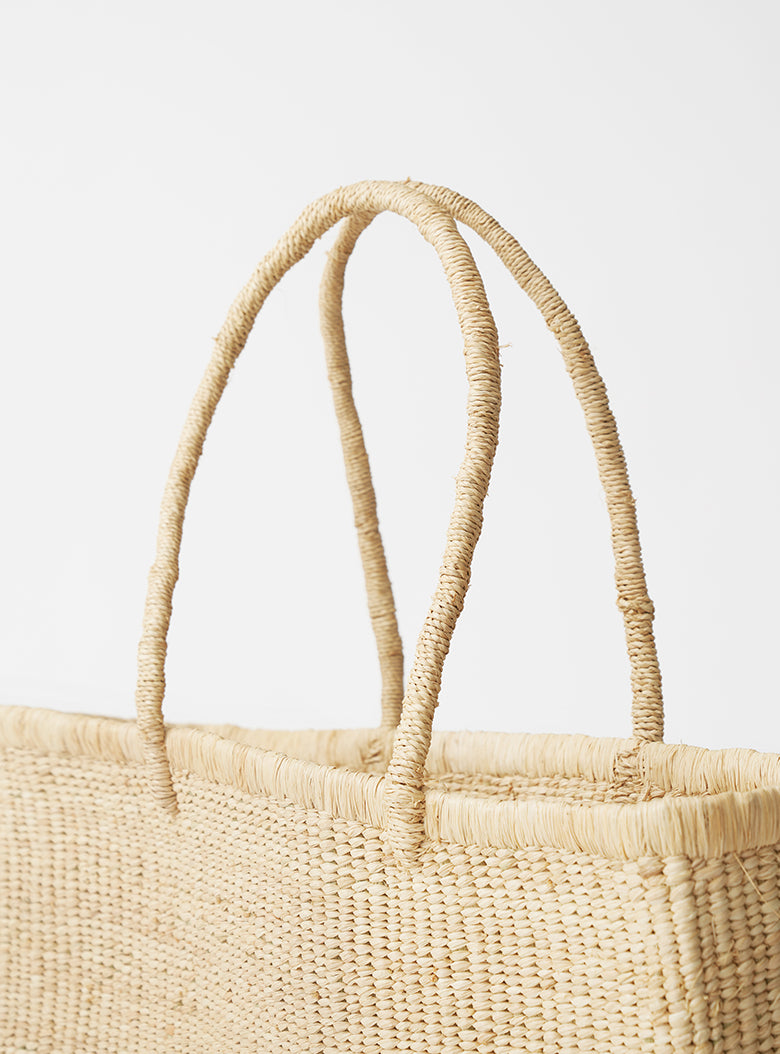 Raffia Shopper Bag