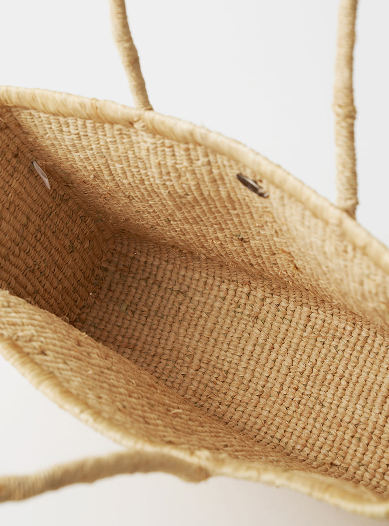Raffia Shopper Bag
