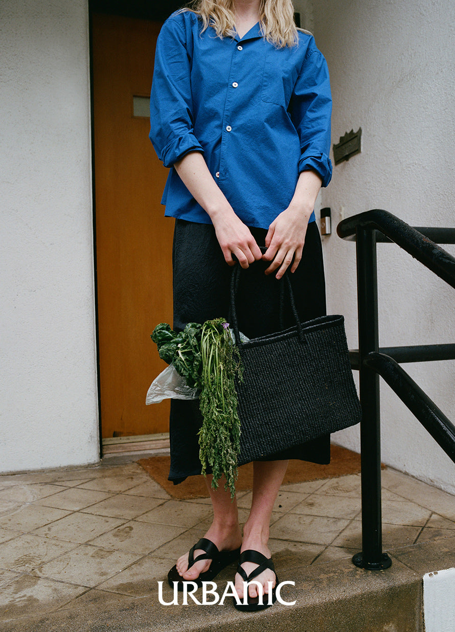 Raffia Shopper Bag