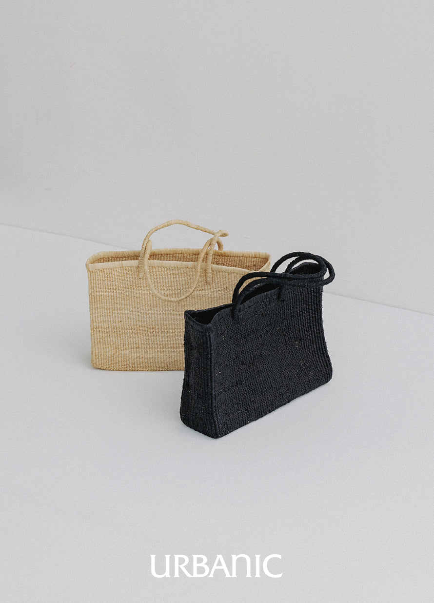 Raffia Shopper Bag