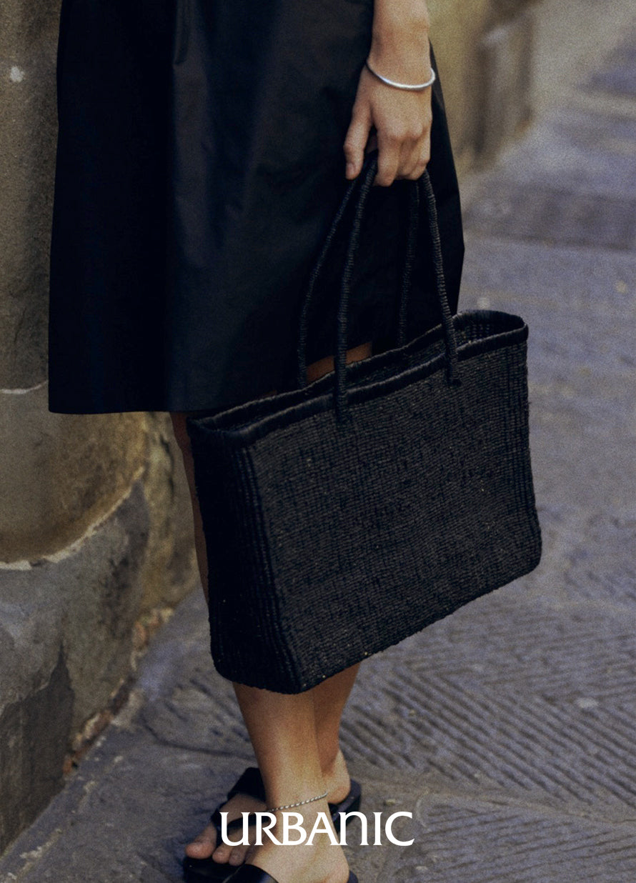Raffia Shopper Bag