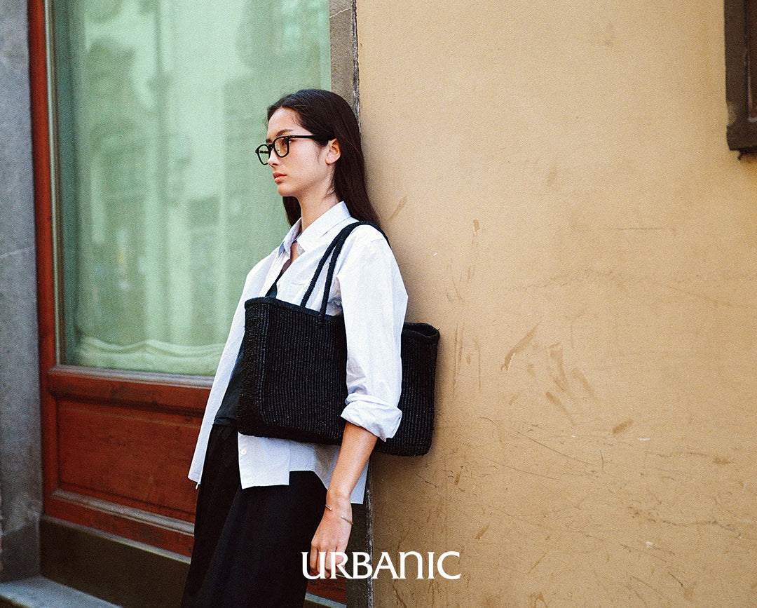 Raffia Shopper Bag