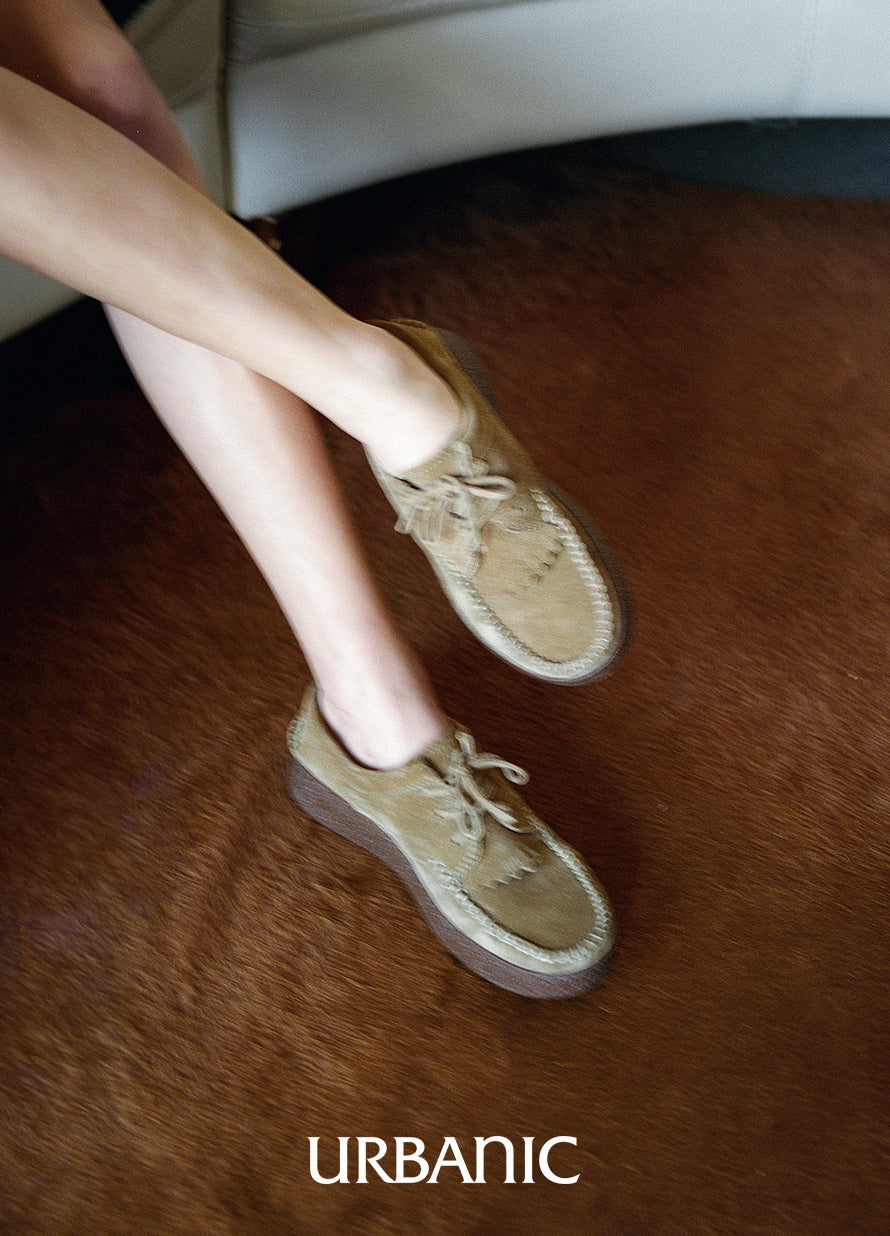 Rustic Moccasin (Camel) – URBANIC30