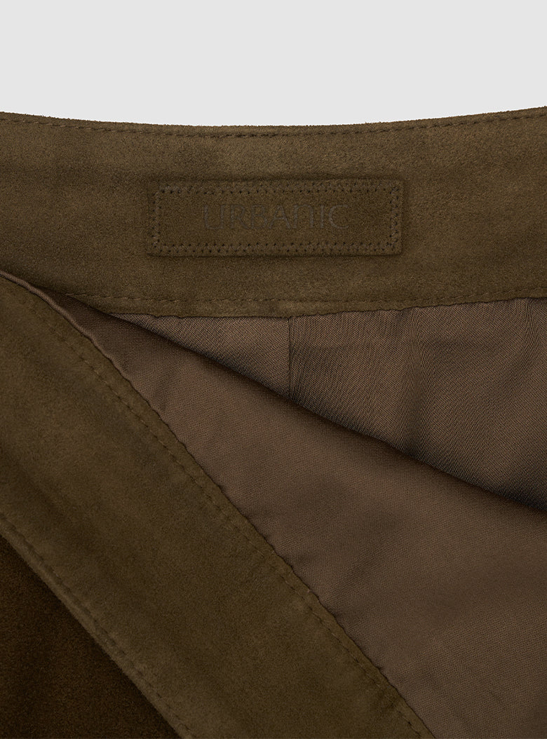 Suede Milanese Skirt