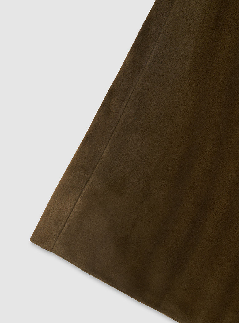 Suede Milanese Skirt