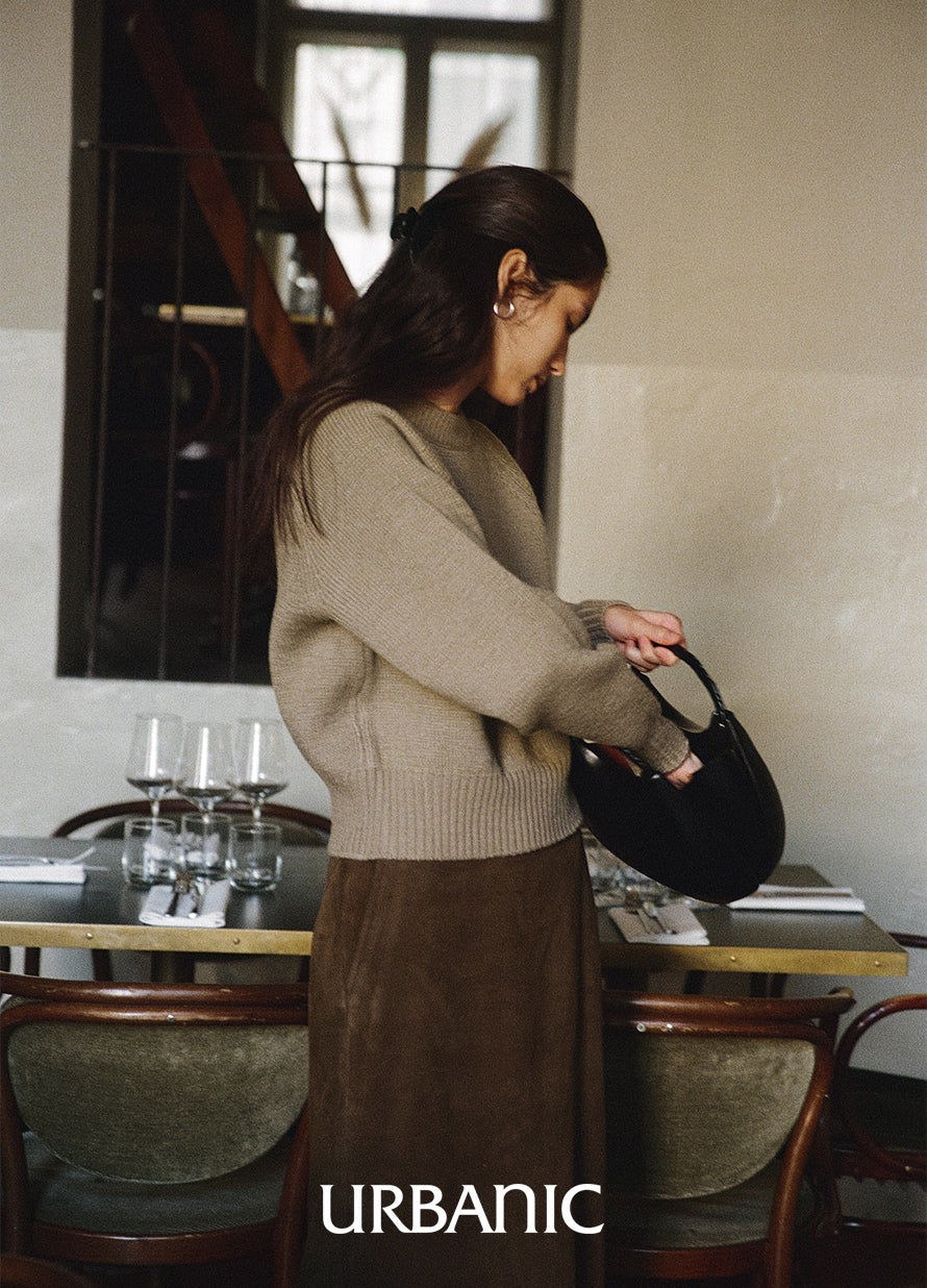 Suede Milanese Skirt